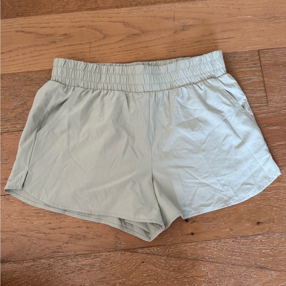 Hippie Rose Pants - Hippie Rose Green Athletic Shorts